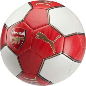 Puma ARSENAL FAN BALL bílá 5 - Fotbalový míč