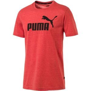 Puma SS HEATHER TEE červená XL - Pánské triko s krátkým rukávem