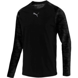 Puma MODERN SPORTS LS TEE černá S - Pánské tričko