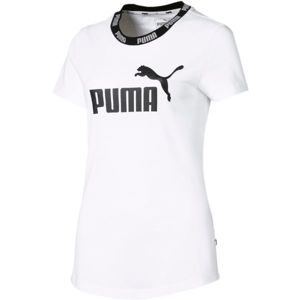 Puma AMPLIFIED TEE bílá XL - Dámské stylové triko