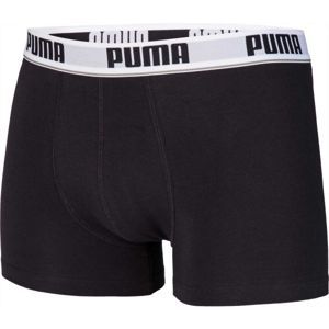 Puma BASIC STRIPE ELASTIC BOXER 2P šedá M - Pánské boxerky