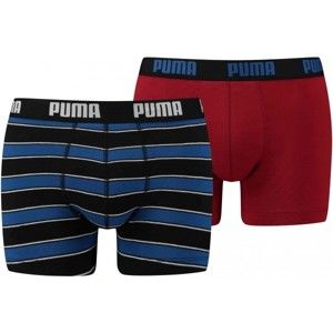 Puma RUGBY STRIPE YD 2P černá M - Pánské boxerky