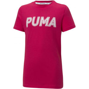 Puma MODERN SPORTS LOGO TEE G  116 - Dívčí triko