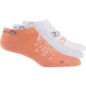 Reebok FOUND W 3P INVISBLE SOCK bílá 35 - 38 - Dámské ponožky