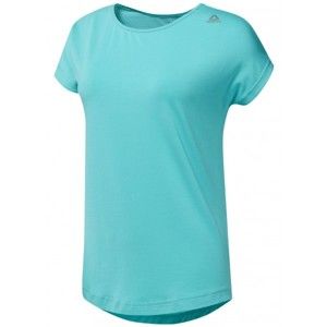 Reebok WOR MESH TEE modrá S - Dámské sportovní tričko