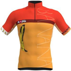 Rosti BANANA oranžová 2XL - Pánský cyklistický dres