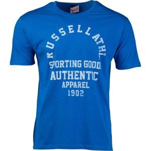 Russell Athletic SPORTING GOODS TEE modrá M - Pánské tričko
