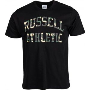 Russell Athletic CAMO PRINTED S/S TEE SHIRT černá M - Pánské tričko
