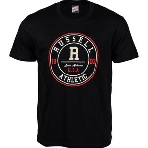 Russell Athletic PÁNSKÉ TRIKO KRUH černá S - Pánské tričko