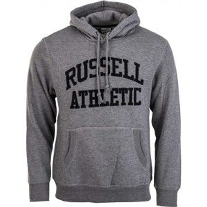 Russell Athletic PULL OVER HOODY WITH FLOCK ARCH LOGO - Pánská mikina
