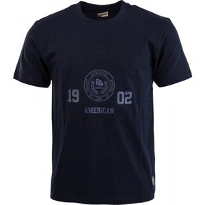 Russell Athletic S/S CREW NECK TEE WITH ROSETTE TWILL černá M - Pánské tričko
