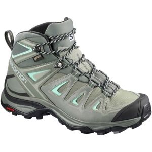 Salomon X ULTRA 3 MID GTX W zelená 4.5 - Dámská hikingová obuv