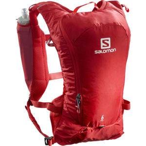 Salomon AGILE 6 SET červená NS - Turistický batoh