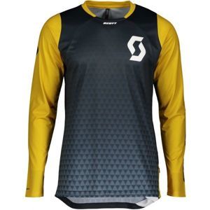 Scott TRAIL VERTIC L/SL žlutá XL - Pánské triko