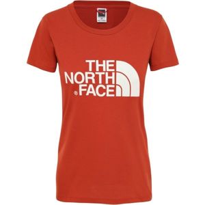 The North Face S/S EASY TEE červená M - Dámské tričko