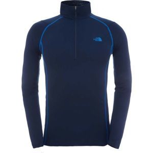 The North Face WARM L/S ZIP NECK M modrá L - Pánské spodní prádlo