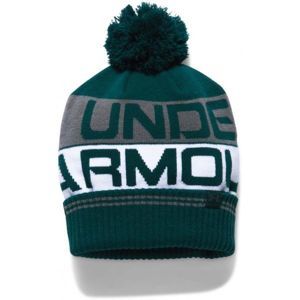 Under Armour MEN'S RETRO POM BEANIE 2.0 zelená UNI - Pánská pletená čepice