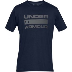 Under Armour TEAM ISSUE WORDMARK SS modrá L - Pánské triko