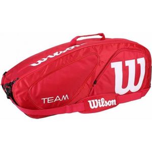 Wilson TEAM II 6PK BAG červená  - Tenisový bag