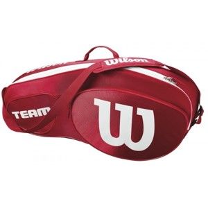 Wilson TEAM III 3PK BAG červená NS - Tenisová taška